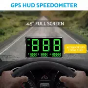 GPS Head Up Display Speedometer Odometer Digital Speed MPH Over Speeding Alarm