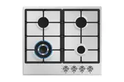 Tisira 60cm 4 Burner Stainless Steel Gas Cooktop With Wok Burner (TGWF64E)