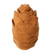 All Day Snuffle Pinecone Dog Toy Brown