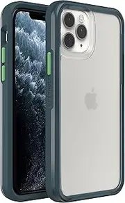 LifeProof SEE Shockproof and Drop Proof Ultra-Slim Mobile Phone Protective Case for iPhone 11 Pro, Clear/Blue