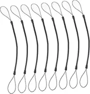 HOMSFOU 8pcs Stylus Pen Lanyards Elastic Anti-Lost Rope for Easy Access Convenient Spring Cord for Handwriting Pens Tether String for Everyday Use