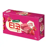在飛比找披薩巿網路超市優惠-【樂天LOTTE TICO 】草莓脆皮風味雪糕(粉紅盒)x1