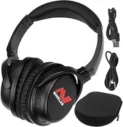 Minelab ML 80 Bluetooth Wireless/Wired Low Latency Headphone for Equinox Detectors, 1/8" Plug, Case