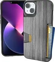 [Smartish] iPhone 14 Plus Wallet Case - Wallet Slayer Vol. 1 [Slim + Protective] Credit Card Holder - Drop Tested Hidden Card Slot Cover Compatible with Apple iPhone 14 Plus - Graspin' Aspen