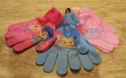 NEW set of 3 Girls Gloves Nickelodion Shimmer & Shine OSFM - A84