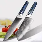 Chef Cleaver Knife Set 67 Layers Japanese Damascus Steel VG10 Core G10 Handle XL