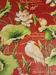 Kipling Decorating Fabric 100% Cotton Rainforest Red By-The-Yard Qty Discounts