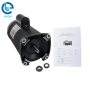Stainless Steel 2.5HP Square Flange Pool Motor Single-Speed B2840 3450RPM 230V