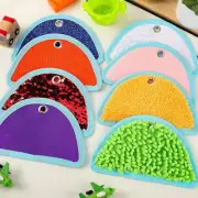 8 Pieces Textured Floor Mats Learning Activity Game Play Tactile Sensory Rug for