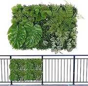 Artificial Ivy Privacy Fence | Privacy Fence Screen for Balcony | Artificial Greenery Wall Mat | Artificial Hedges Panels, Green Wall Decor with UV Protection for Privacy Fence Backyard Wedding