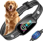 Anti Bark Collars for Dogs,Dog Barking Collar,Rechargeable Smart Bark Collar Harmless, Vibration&Beep Modes 8 Sensitivity Adjustable IP67 Waterproof, Dog Training Collar for Small Medium Large Dog