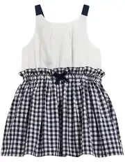 BNWT Country Road baby girls gingham splice dress - size 1 (12-18 months)