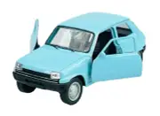 WELLY OLD TIMER RENAULT 5 BLUE 1:34 DIE CAST METAL MODEL NEW IN BOX