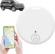 GPS Tracker,Mini Magnetic GPS Tracker for Vehicles,Car Tracker Real Time Locator,Portable GPS Tracker for Pets,Magnetic GPS Tracker No Subscription,Anti-Lost Tracker Devices Cars,Pets,Wallet,White