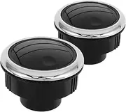 EXAOMBLE 2Pcs Round Air Vent Deflector for Yacht Louvered Dash Vent Outlet for Efficient Heat Distribution and Optimal Air Conditioning Performance
