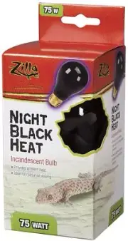 Reptile, Zilla Night Time Black Light Incandescent Heat Bulb (75 Watts)