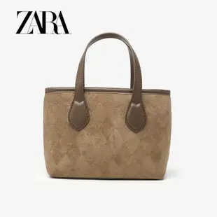 Zara 手持式女式新款質感單肩包水桶包時尚百搭跨騎女包
