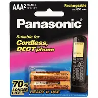 在飛比找燦坤線上購物優惠-國際牌Panasonic 無線電話專用4號鎳氫充電電池 2入