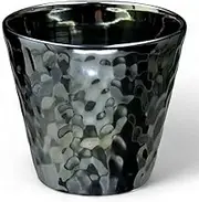 J-Kitchens Select 896681 Locking Cup, Light Changing Black Raster, 10.1 fl oz (300 ml), Dishwasher Safe, Microwave Safe, Made in Japan