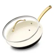 Frying Pan with Lid, Non Stick Fry Pan, Ceramic Pan-Induction- Easy to Clean