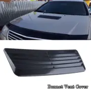 Carbon Color Car Cooling Bonnet Louver Hood Air Flow Intake Vent Scoop Cover