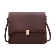Simply Crossbody Bags Lady Chain Travel Small Handbags PU Leather Solid Color Simple Messenger Bag for Women
