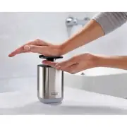 NEW Joseph Joseph Presto Steel Soap Dispenser Grey