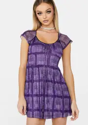 Gem Dream Maker Plaid Dress
