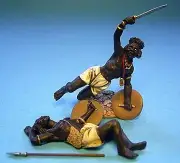 John Jenkins Desgins MAD-04 First Sudan War Beja Warrior Casualties #2