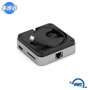 【OWC】USB-C TRAVEL DOCK E(USB-C、USB-A、SD Card、Gigabit 乙太網、HDMI 隨身 USB-C 擴充座)