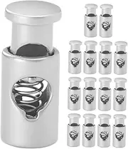 iplusmile 15pcs BBQ Skewer Buckles: Fixing Clips for Barbecue Skewers Non-Skid Fixing Buckles for Outdoor Grilling and Family Gatherings
