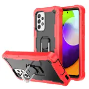 MCC Stylish Shockproof Samsung Galaxy A52s 5G Case Cover Heavy Duty A528 [Red+Black]
