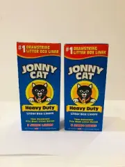 Jonny Cat Heavy Duty Litter Box Liners 5 Jumbo Liners 2 Boxes Brand New