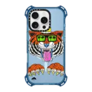 iPhone 16 Pro Bounce Case MagSafe Compatible King Louis the Tiger Phone Case by Mulga