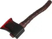 GANAZONO Stage Performance Decorative Axe Portable Artificial Axe Prop for Halloween Cosplay Lightweight Model for Witch Costume and Theatrical Decoration