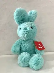 Aurora turquoise Easter bunny Weighted plush new with tags Eco Friendly