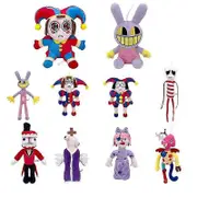 8pcs The Amazing Digital Circus Pomni Jax Plush Cartoon Plushie Toys Theater Rabbit Stuffed Toys Children Christmas Gifts 1