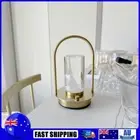 Portable Metal Cordless Table Lamp Rechargeable 3 Color Dimming Touch Lamp (A) A