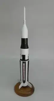 A-102 Saturn Apollo-7 NASA Rocket Aircraft Desktop Kiln Wood Model Free Shipping