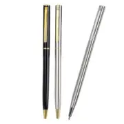4Pcs Metal Ballpoint Pen Twist to Open/Close, Metal Signing Pen with Pen Clip