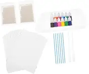 AUTSUPPL Marbling Paint Pigment Kit Solid Watercolor Set for Boys and Girls Watercolor Painting Supplies 10 Colors for Artistic Exploration