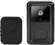 WiFi Video Doorbell Compatible with Tuya App Waterproof HD 1080P Motion Detection PIR Alarm Two-Way Intercom