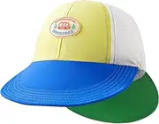 [KOCOTREE] Kids UPF50+ Soft Brim Baseball Hat Toddler Boy Girl Hats Double Brim for Little Kids 2-8 Years