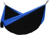Single & Double Camping Hammock Tree Straps and Carabiners, Parachute Nylon L...