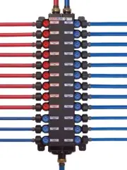 Viega ManaBloc - Distribution Manifold - 36 Ports - 1/2" Outlet Diameter - Po...