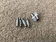 Vintage AKAI AA-6600 front panel LED lamps.