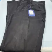 Cavalli Class Denim Jean Pants Men's 36x31 Black Dark Wash Slim Fit Straight NWT