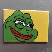 Pepe Frog Meme Magnet for Refrigerator Safe Fridge Funny Military 2A