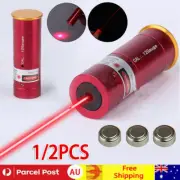 Red Laser Bore Sight 12 Gauge Barrel Cartridge Boresighter For 12GA Shotguns