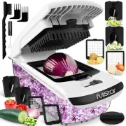 4in1 Vegetable Chopper Food Chopper Vegetable Slicer & Spiralizer Veggie Chopper